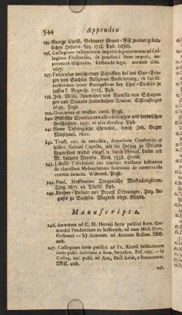 Manuscripta.