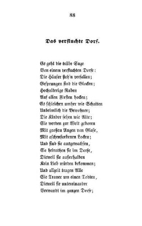 Das verfluchte Dorf