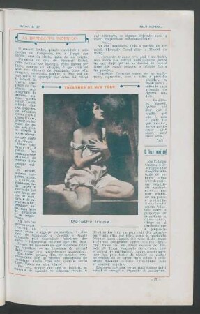 Teatros de New York : Dorothy Irving