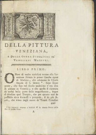 Libro Primo.