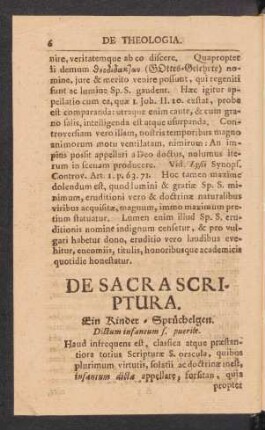 De Sacra Scriptura