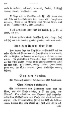 Von dem Nomine Substantivo