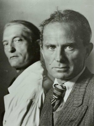 Eugen Hoffmann (Bildhauer und Graphiker) und Wilhelm Lachnit (Maler und Graphiker)