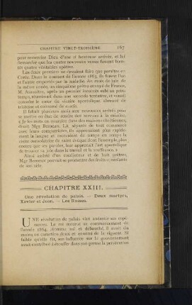 Chapitre XXIII. une revolution de palais. - Deux martyrs, Xavier et Jean. - Les Russes.