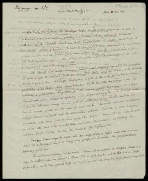 Brief von Wilhelm Grimm an Ludwig Sigismund Ruhl