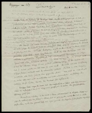 Brief von Wilhelm Grimm an Ludwig Sigismund Ruhl