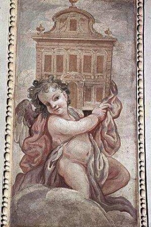 Engel mit Attributen Marias nach der Lauretanischen Litanei