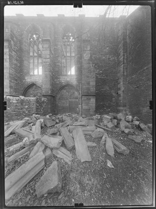 Erfurt. Ruine der Barfüßerkirche. Inneres