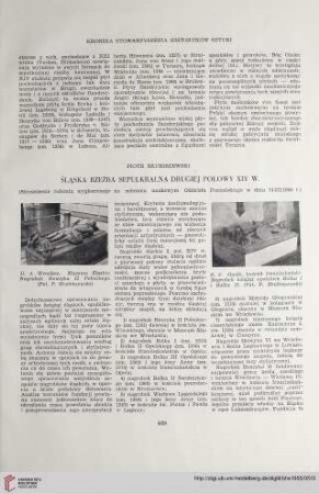 17: Śląska rzeźba sepulkralna drugiej połowy XIV w.