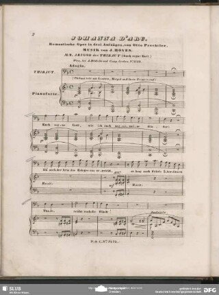 Arioso: "Euch segne Gott"