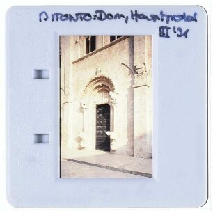 Bitonto, Kathedrale : Hauptportal