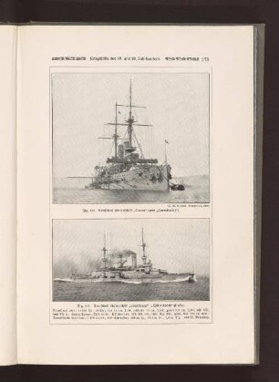 Fig. 208 Britisches Linienschiff "Queen" (wie "Formidable")