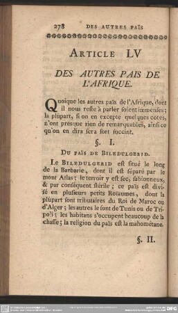 Article LV Des Autres Pais De L'Afrique