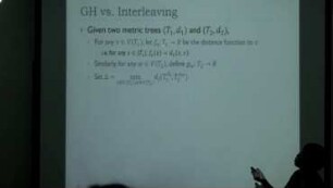 Gromov-Hausdorff and Interleaving distance for trees
