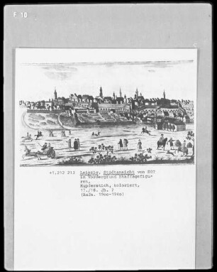 Leipzig, Stadtansicht von Südosten?