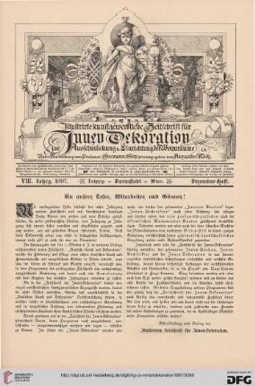 An unsere Leser, Mitarbeiter und Gönner!