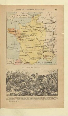 Carte de la guerre de Cent ans