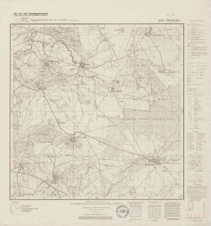 2638 (alte Nr.: 1226) Stepenitz, Topographische Karte 1:25000 (4cm - Karte)