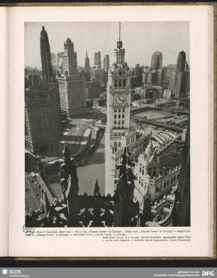 Blick von "Tribune Tower" in Chikago