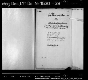 Korrespondenz des Grafen Adolf zu Holstein-Schaumburg betr. laufende Geschäfte