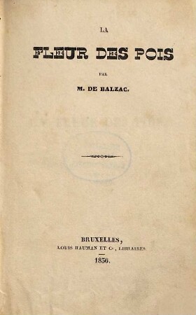 La Fleur des pois