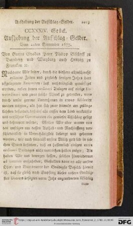 CCXXXIV. Stueck