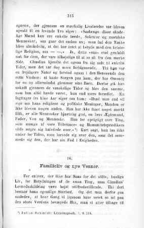 16. Familieliv og nye Venner.