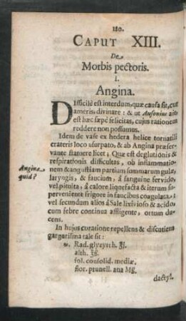 Caput XIII. De Morbis pectoris.