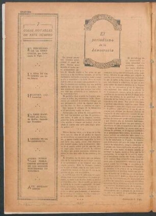 El periodismo de la democracia