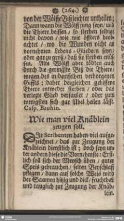 Wie man viel Knäblein zeuegn soll