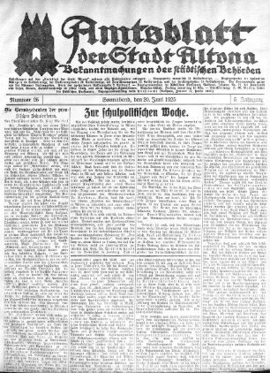 Die Grundgedanken der preußischen Schulreform.