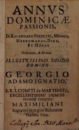 Annus dominicae passionis