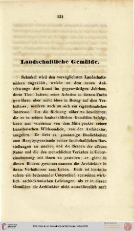 Landschaftliche Gemälde