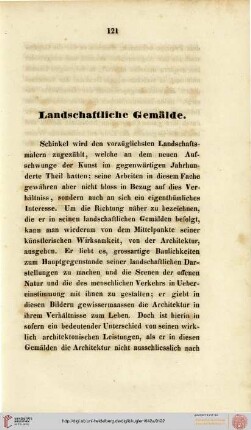 Landschaftliche Gemälde