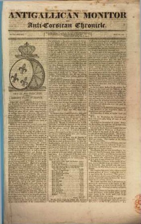 The Antigallican monitor and Anti-Corsican chronicle. 174. 1814