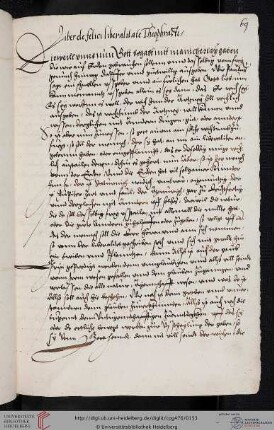 Paracelsus, De felici liberalitate, dt.