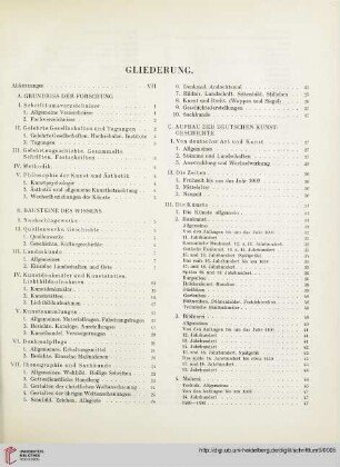 Gliederung