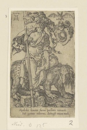Der Neid (Aldegrever, Tugenden und Laster, 1552)