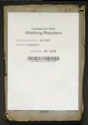 Vorspann zu den kurfürstlichen Reisen; von einigen liedbergischen Untertanen 1725 anlässlich der Durchreise einer Erzherzogin verweigerter Vorspann