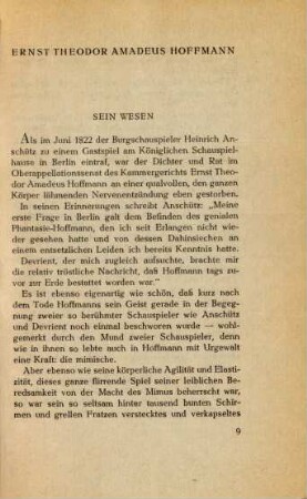 Sein Wesen
