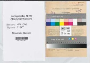 Entnazifizierung Gustav Von Struenck, geb. 01.10.1900 (Staedt.Angest.)