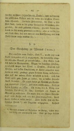 9. Der Reichstag zu Worms (1521.)
