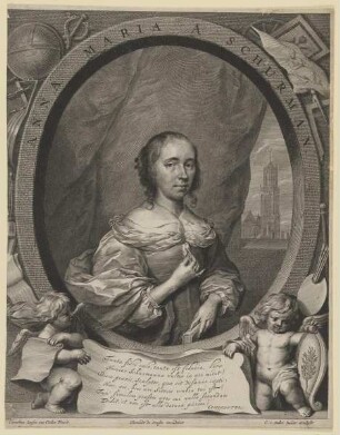 Bildnis der Anna Maria a Schurman