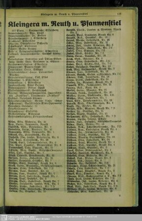 Kleingera m. Reuth u. Pfannenstiel