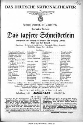 Das tapfere Schneiderlein