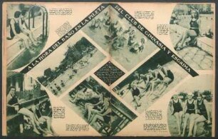 A la hora del baño en la pileta del Club de Gimnasia y Esgrima [Fotografías]