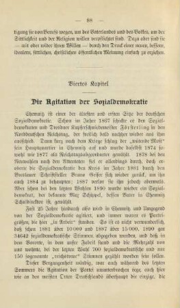 Viertes Kapitel. Die Agitation der Sozialdemokratie