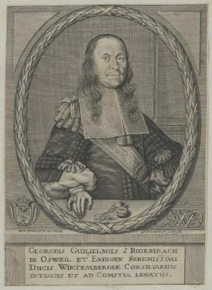 Bildnis des Georgius Guilielmus â Bidembach