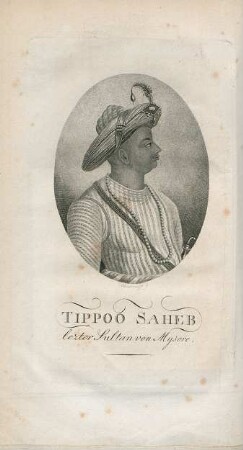 Tippoo Saheb letzter Sultan von Mysore