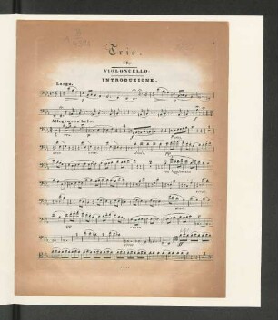 Trio. [Violoncello.]